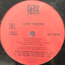 他の写真1: Lord Finesse - Party Over Here (b/w Yes You May (Funk Flow Mix) feat. Big L) (12'')