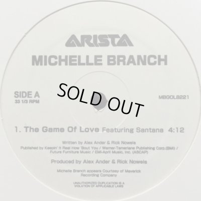 画像1: Michelle Branch & Santana - The Game Of Love (b/w I'm Feeling You) (12'')