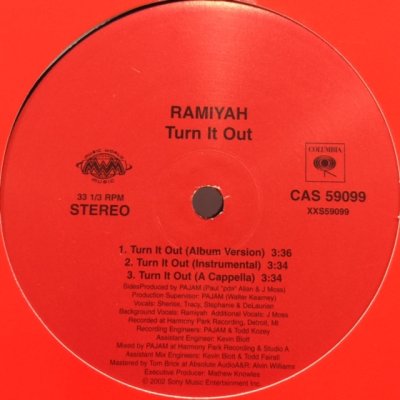 画像1: Ramiyah - Turn It Out (12'')