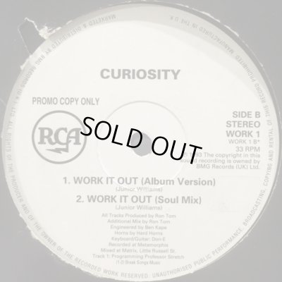 画像1: Curiosity ‎– Work It Out (inc. Album Version & Absolute Remix) (12'') (i)