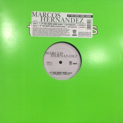 画像1: Marcos Hernandez - If You Were Mine (Remix) (12'')