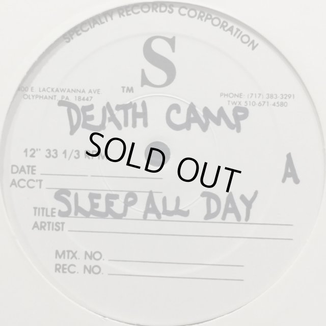 オールドスクールヒップホップDeath Camp - Sleep All Day - mtqs.cz