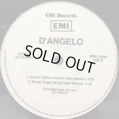 D'Angelo - Brown Sugar (Beatminerz Remix) (a/w Cruisin') (12