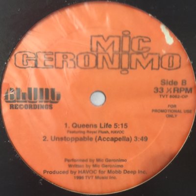 画像1: Mic Geronimo - Queens Life (a/w Unstoppable) (12'')