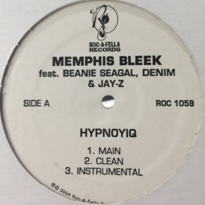 画像1: Memphis Bleek feat. Beanie Sigel, Denim & Jay-Z - Hypnotic (b/w Hood Muzik) (12'')