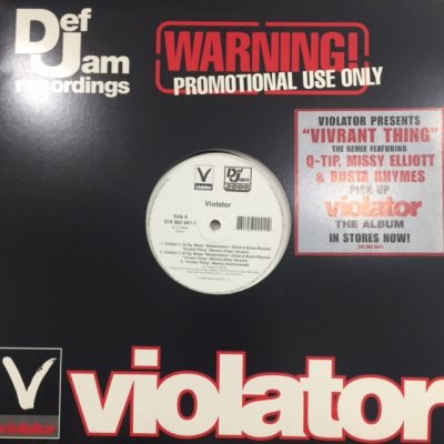 画像1: Violator feat Q-Tip - Vivrant Thing (Remixes) (12'')