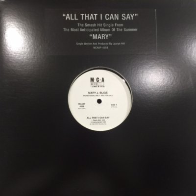 画像1: Mary J. Blige - All That I Can Say (12'')