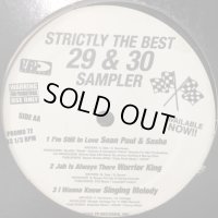 V.A. - Strictly The Best 29 & 30 Sampler (inc. Sean Paul & Sasha - I'm Still In Love, Singing Melody - I Wanna Know and more) (12'')