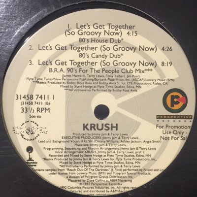 画像1: Krush - Let's Get Together (So Groovy Now) (12'')