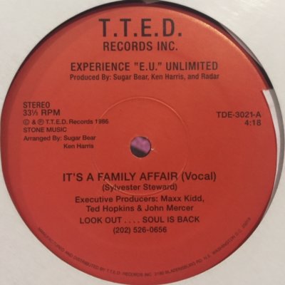 画像1: Experience "E.U." Unlimited - It's A Family Affair (12'') (2nd Press)