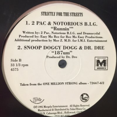 画像1: 2Pac & The Notorious B.I.G. - Runnin' (12'')