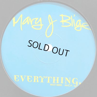 画像1: Mary J. Blige - Everything (inc. Album Version & Curtis & Moore Vocal Mix) (12'')