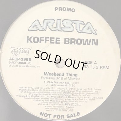 画像1: Koffee Brown feat. B-12 Of Midwikid - Weekend Thing (12'')