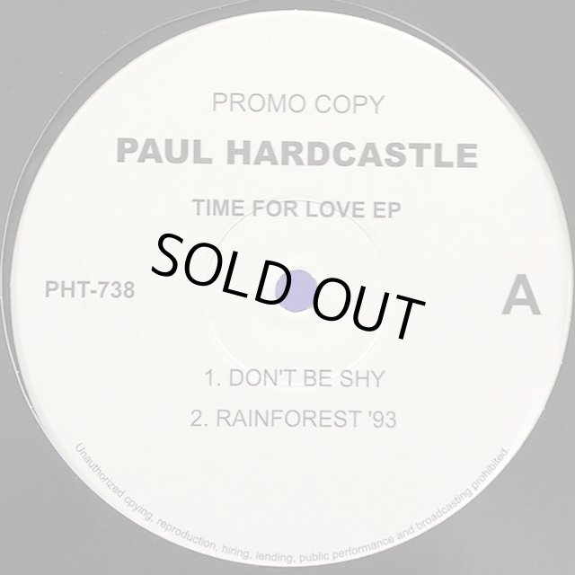 Paul Hardcastle - Time For Love EP (inc, Don't Be Shy and more