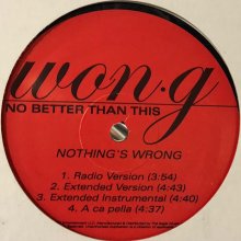 他の写真2: Won-G - Nothing's Wrong (12'')
