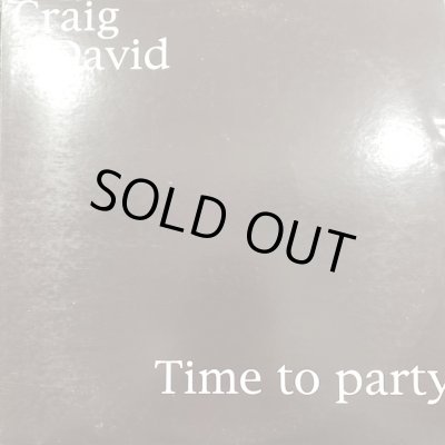 【未開封】 Craig David / AV8 Special Remix Craig David feat. Stik-E & The Hoodz and Fatman Scoop - Time