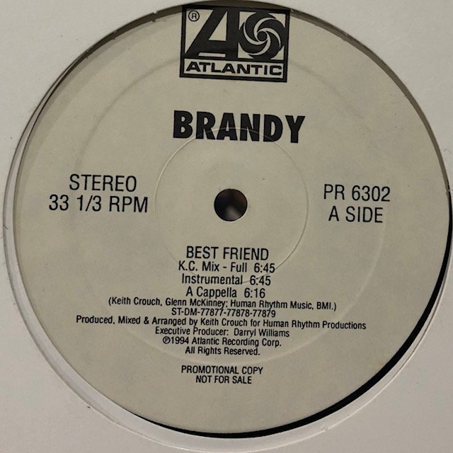 Brandy Best Friend K C Mix 12 Fatman Records