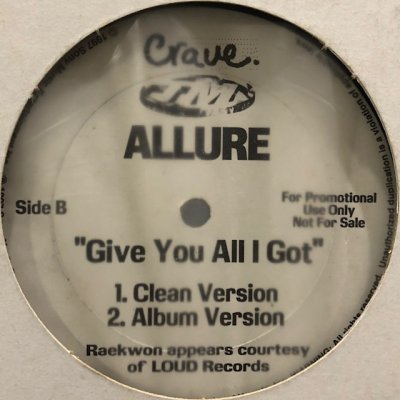 画像1: Allure feat. Raekwon - Give You All I Got (12'')