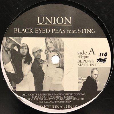画像1: The Black Eyed Peas feat. Sting - Union (12'')
