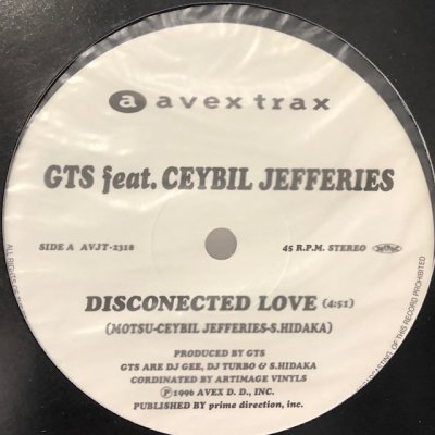 画像1: GTS feat. Ceybil Jefferies - Disconnected Love　（b/w Take Me Up To Heaven) (12'')