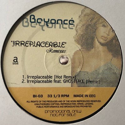 画像1: Beyonce - Irreplaceable (Hot Remix) (12'')