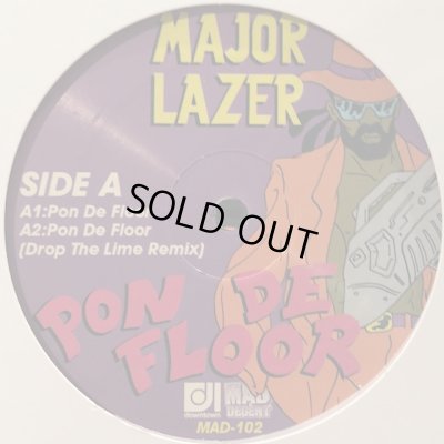 画像1: Major Lazer - Pon De Floor (12'')
