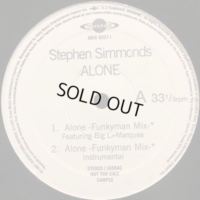 画像1: Stephen Simmonds feat. Big L - Alone (Lord Finesse Remix) (国内Promo) (12'')