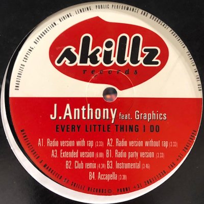 画像1: J. Anthony feat. Graphics - Every Little Thing I Do (Radio Party Version) (12'')