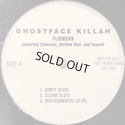 画像1: Ghostface Killah feat. Raekwon, Method Man & Superb - Flowers (b/w The Watch) (12'')