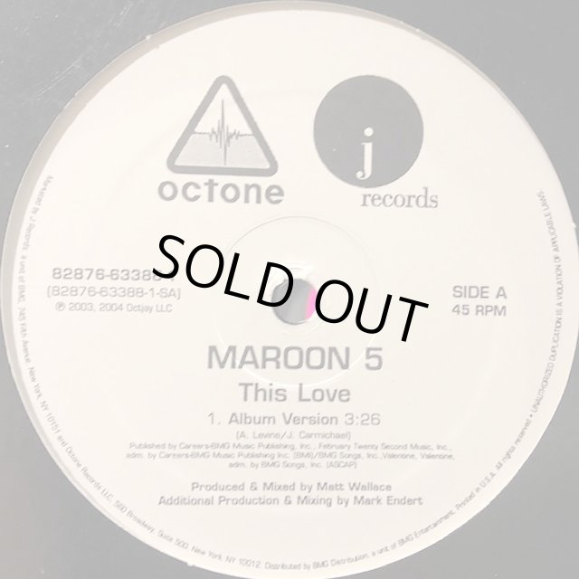 Maroon 5 - This Love (12'') - FATMAN RECORDS