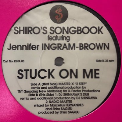 画像1: Shiro's Songbook feat. Jennifer Ingram-Brown - Stuck On Me (12'')