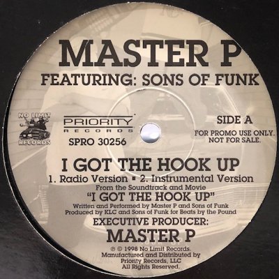 画像1: Master P feat. Sons Of Funk -  Got The Hook Up (12'')
