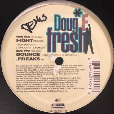 ヒップホップ+ラップ Doug E. Fresh - I-ight (Alright) Remixes Doug E. Fresh – I-Ight (Alright) – Vinyl (12
