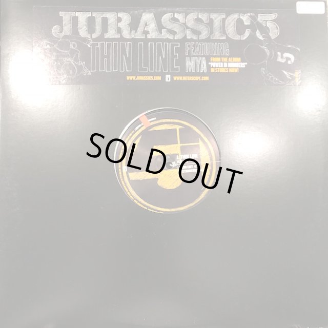 Jurassic 5 feat. Mya - Thin Line (b/w A Day At The Races) (12 ...