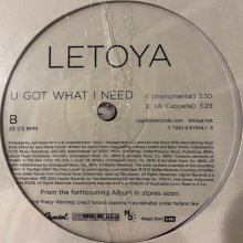 他の写真2: Letoya - U Got What I Need (12'')