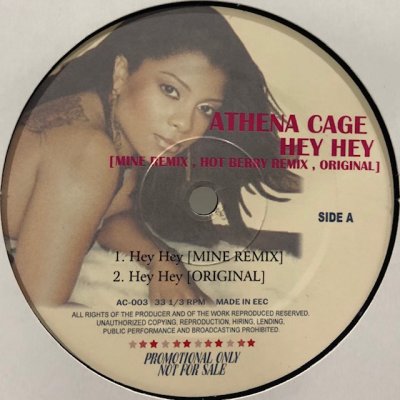 画像1: Athena Cage - Hey Hey (Mine Remix, Hot Berry Remix) (12'')
