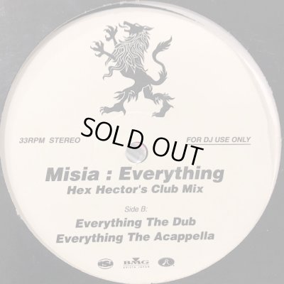 画像1: Misia - Everything (Hex Hector's Club Mix) (inc. Promo Only ''Acappella'' !!!!!!) (12'')