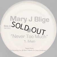 Mary J. Blige - Never Too Much (12'')