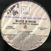 Boyz II Men - Can't Let Her Go (Cutee B. Remix) (12'') (状態の為特価！！)