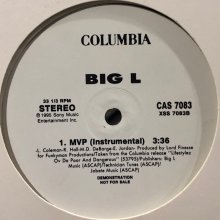 他の写真1: Big L - MVP (inc. Remix Instrumental US Promo Only !!) (12'')