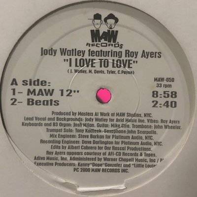 画像1: Jody Watley feat. Roy Ayers - I Love To Love (12'')