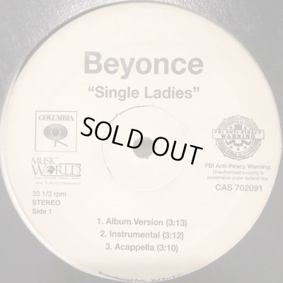 画像1: Beyonce - Single Ladies (b/w If I Were A Boy) (12'')