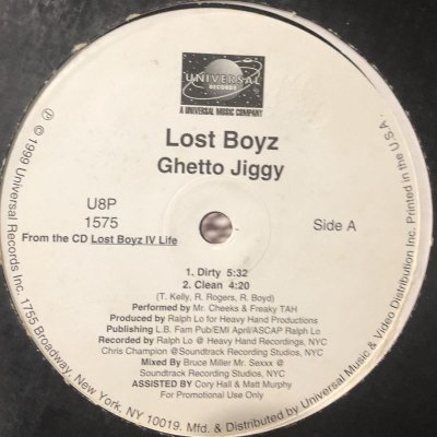 画像1: Lost Boyz - Ghetto Jiggy (12'') (本物US Promo !!)