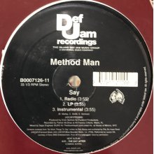 他の写真1: Method Man feat. Lauryn Hill - Say (12'')