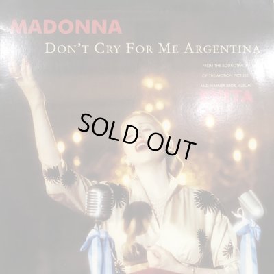 画像1: Madonna - Don't Cry For Me Argentina (12'')