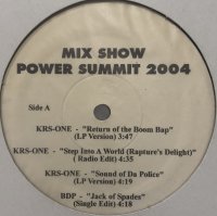 Krs-One (Boogie Down Productions) - Mix Show Power Summit 2004 (inc. Return Of The Boom Bap, I'm Still #1 and more) (12'')