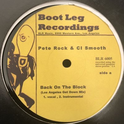 画像1: Pete Rock & CL Smooth - Back On The Block (Los Angels Get Down Mix) (12'')