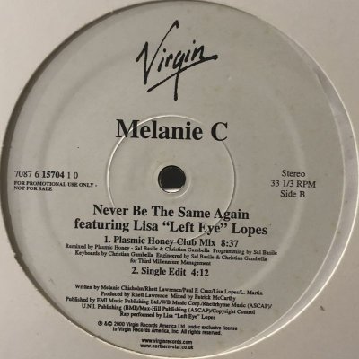 画像1: Melanie C feat. Left Eye - Never Be The Same Again (12'')