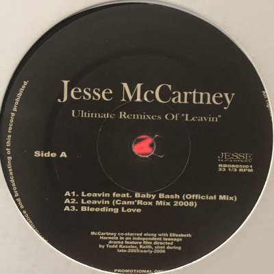画像1: Jesse McCartney - Levin, Bleeding Love (b/w Rock City - Losing It) (12'')