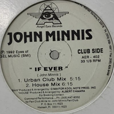 画像1: John Minnis - If Ever (12'')